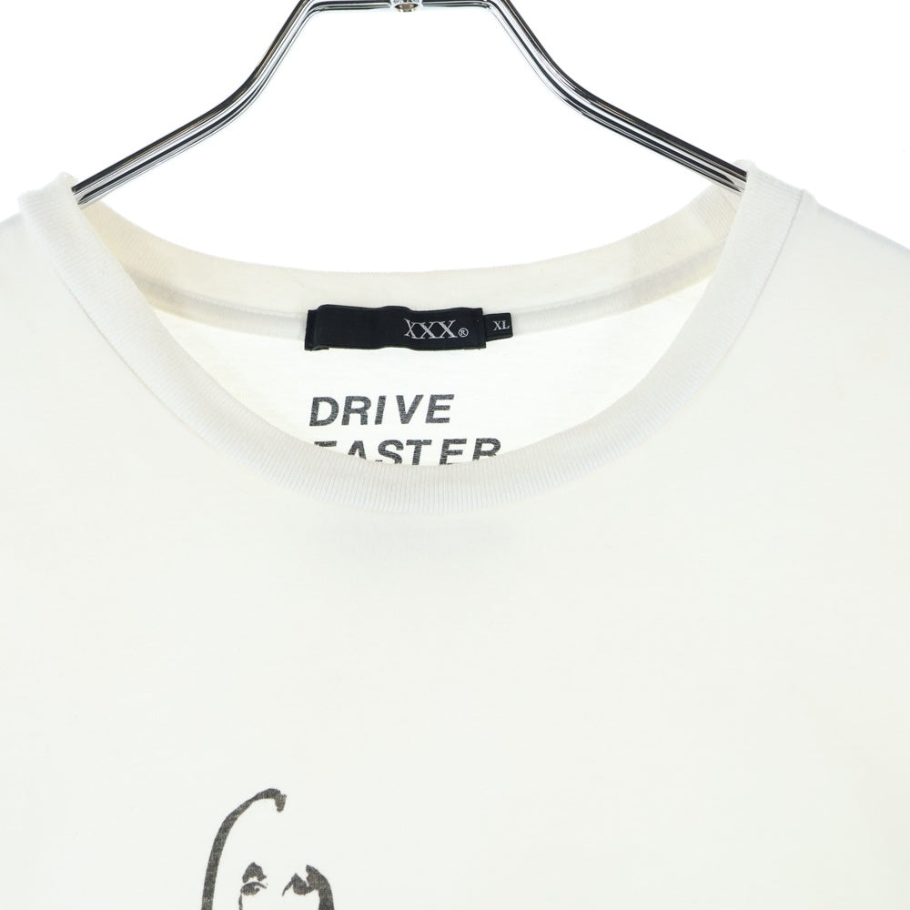 HYSTERIC GLAMOUR(ヒステリックグラマー) ×SIENA BARNES シエナバーンズ クルーネックTシャツ 半袖カットソー ホワイト 06223CT03