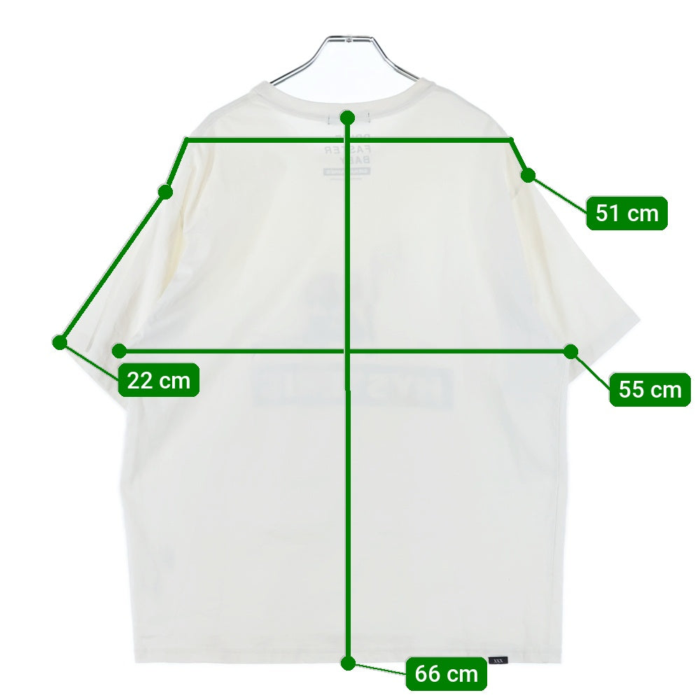 HYSTERIC GLAMOUR(ヒステリックグラマー) ×SIENA BARNES シエナバーンズ クルーネックTシャツ 半袖カットソー ホワイト 06223CT03