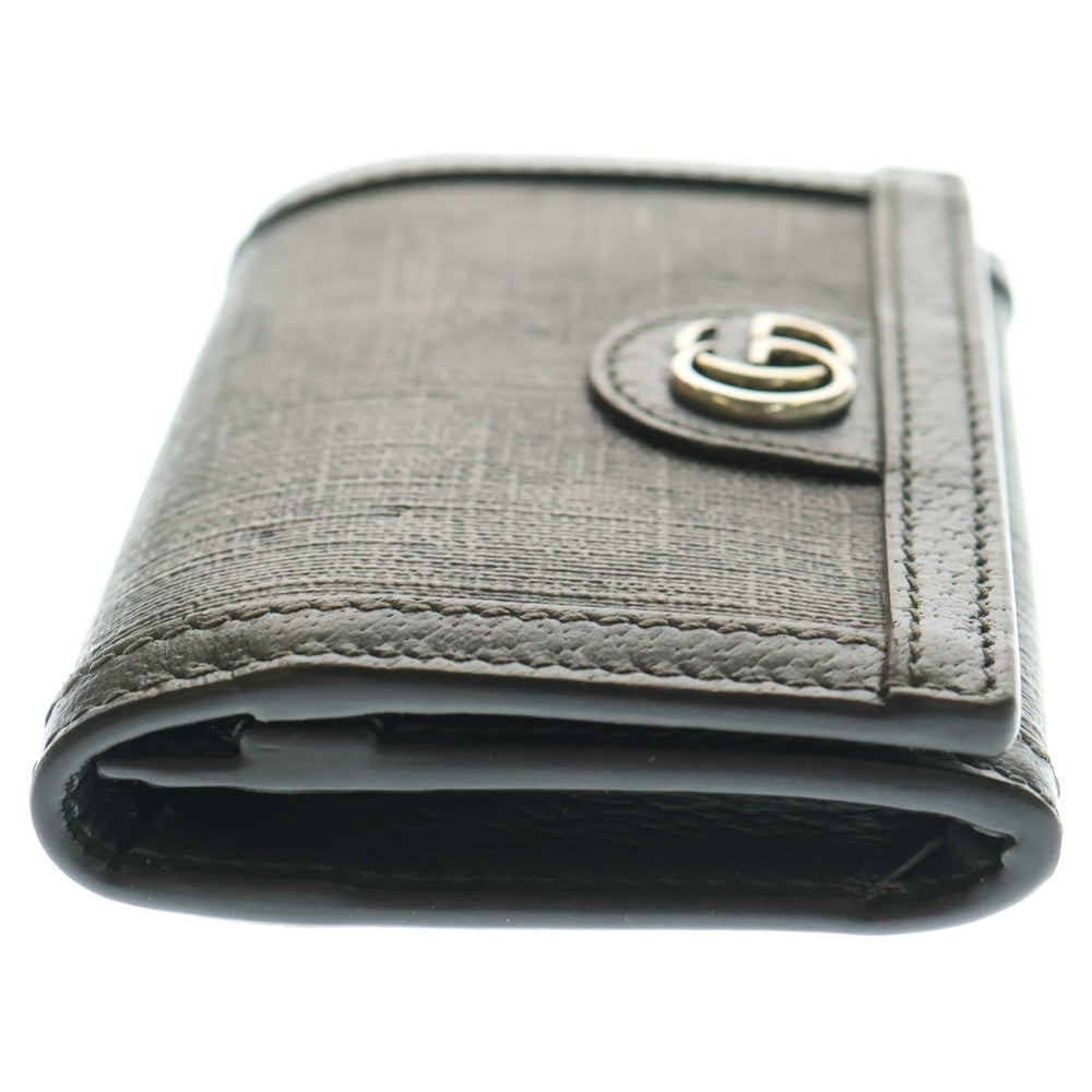 GUCCI(グッチ) GGスプリームキャンバス ダブルG カードケース 名刺入れ グレー 763286 2067