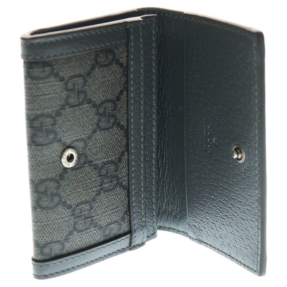 GUCCI(グッチ) GGスプリームキャンバス ダブルG カードケース 名刺入れ グレー 763286 2067