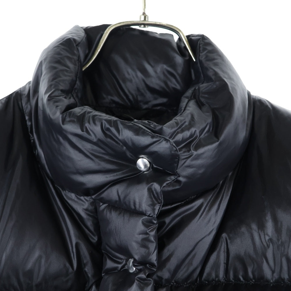 PRADA(プラダ) Re-Nylon リナイロン コンバーチブル クロップド トライアングルロゴプレート ダウンジャケット ブラック レディース 291805 S222 11A9