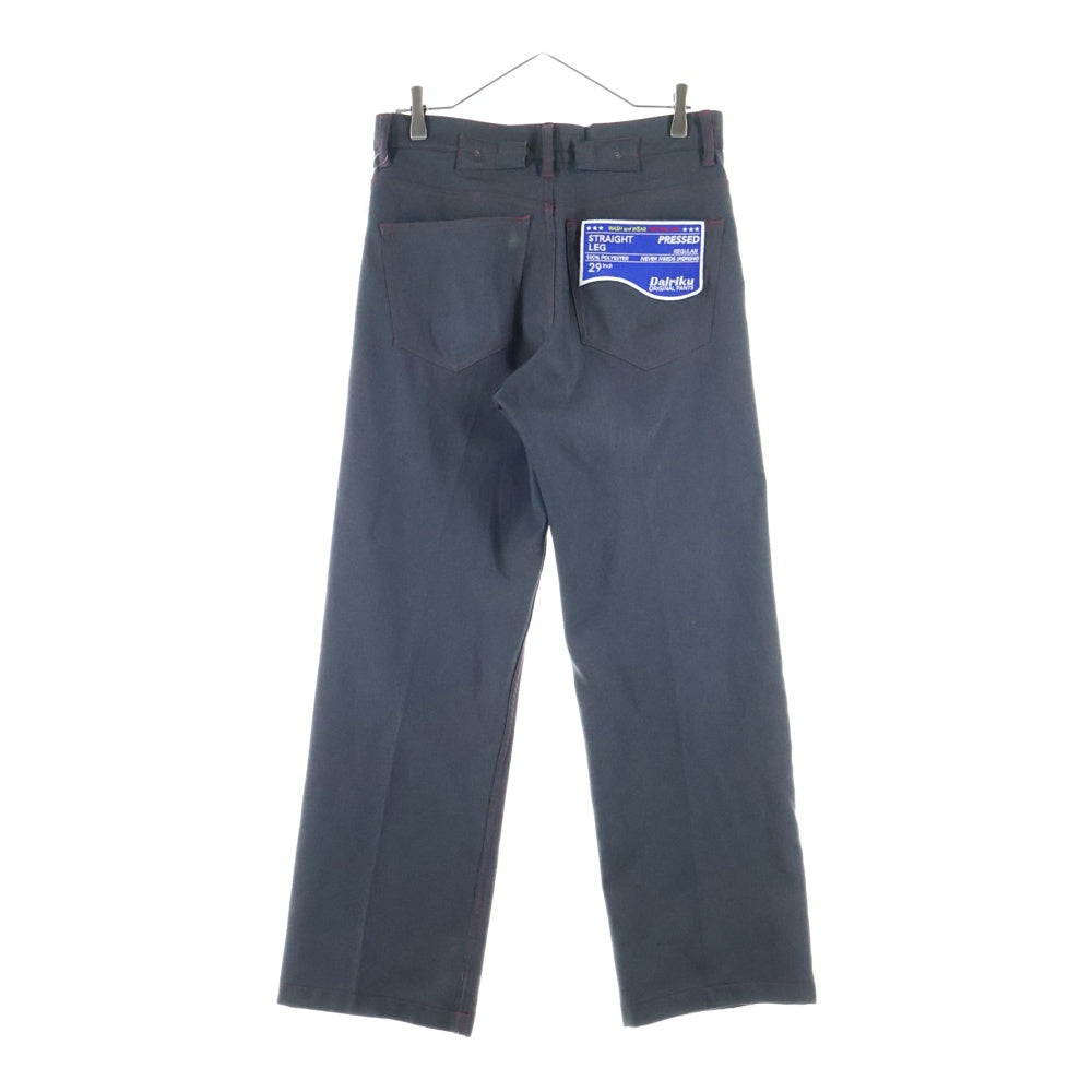 DAIRIKU(ダイリク) 19SS FLASHER PRESSED PANTS センタープレス フラッシャープレスドパンツ グレー 19SS B-3