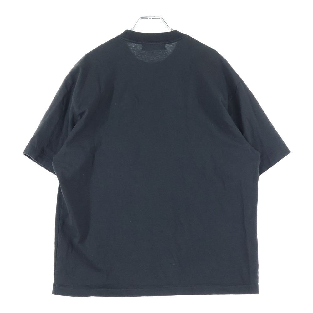 everyone(エブリワン) コットン クルーネックTシャツ 半袖カットソー ブラック EV24-CS21