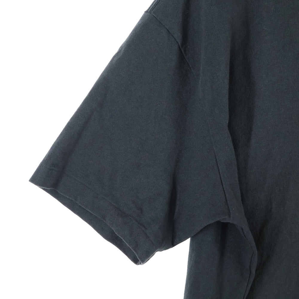 everyone(エブリワン) コットン クルーネックTシャツ 半袖カットソー ブラック EV24-CS21