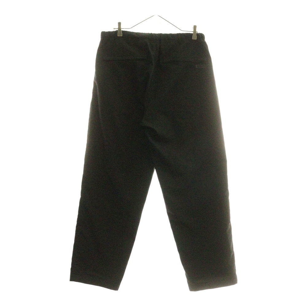 The Ennoy Professional(エンノイプロフェッショナル) BLEND RIP STOP EASY PANTS ブレンド リップストップ イージーパンツ テーパードパンツ ブラック AW23BRENPT03LP