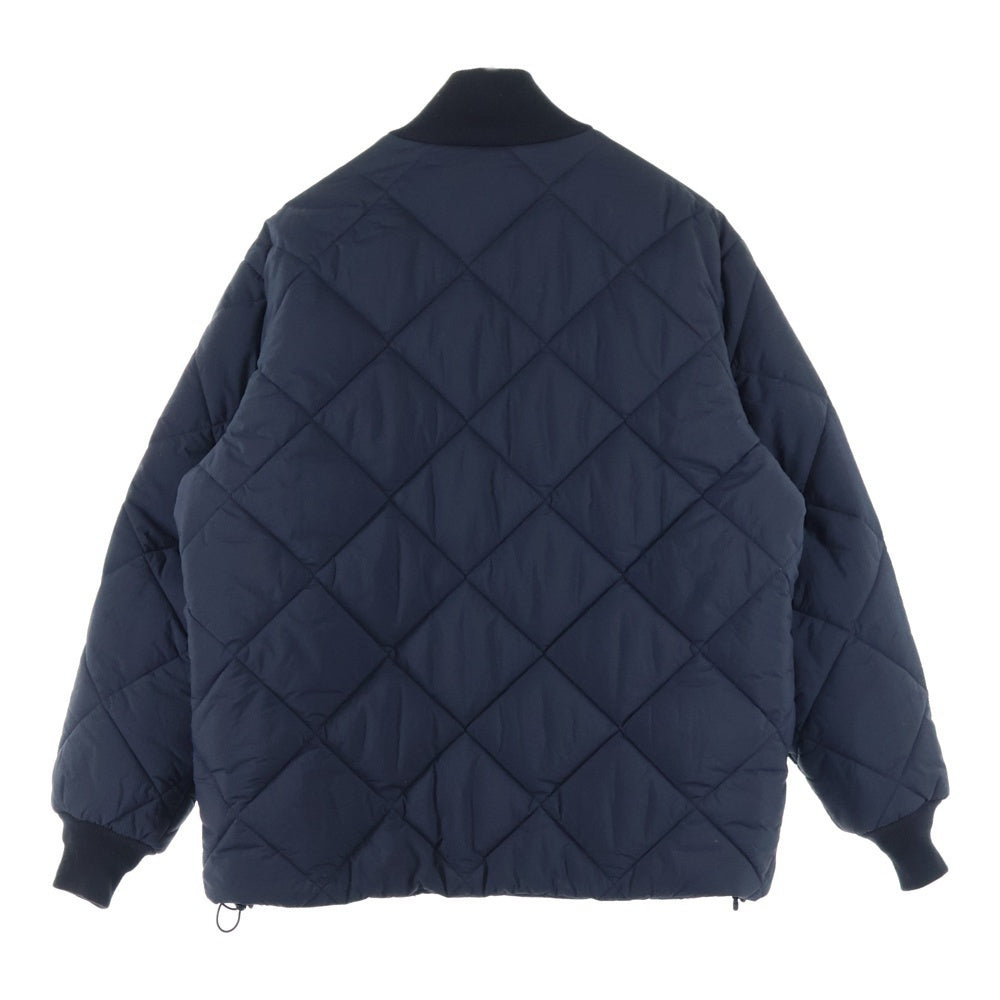 everyone(エブリワン) 23AW random quilted jacket ランダムキルティングジャケット 中綿ジャケット ブラック EV23-JK05