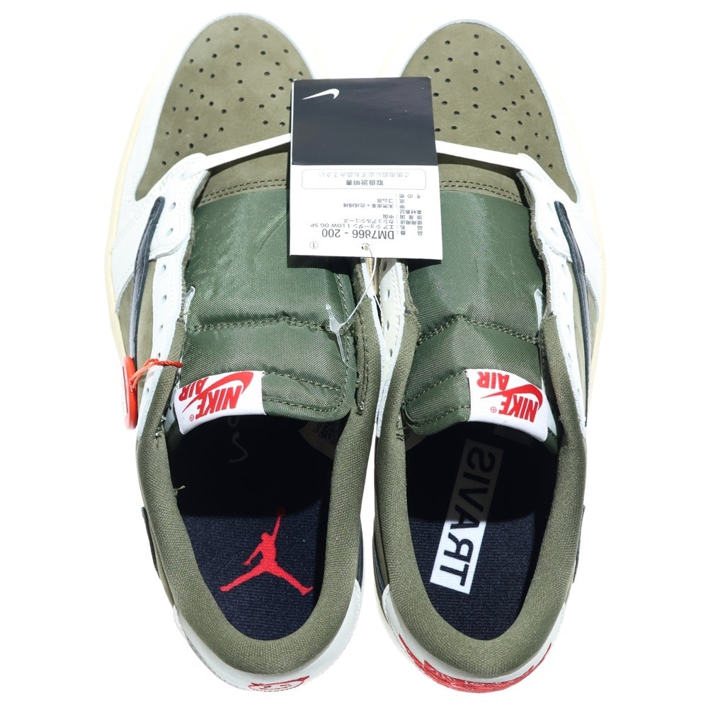 NIKE(ナイキ) ×TRAVIS SCOTT AIR JORDAN 1 LOW OG SP Reverse Olive