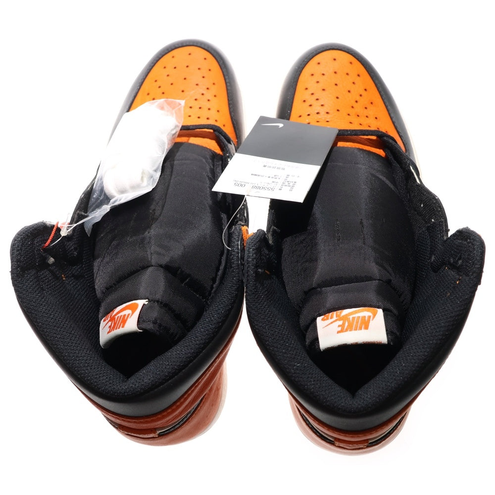 NIKE(ナイキ) AIR JORDAN 1 RETRO HIGH OG SHATTERED BACKBOARD エアジョーダン1レトロハイシャッタードバックボード ハイカットスニーカー US11/29.0cm 555088-005