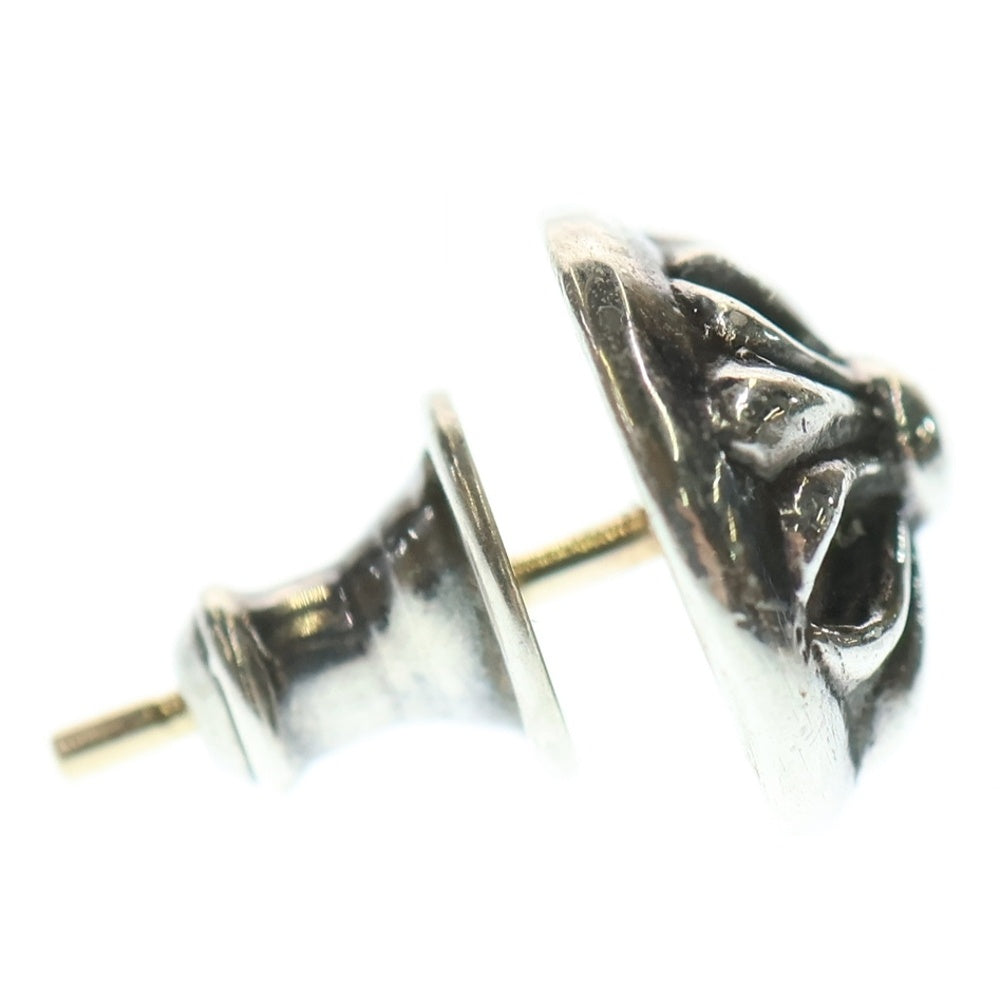 CHROME HEARTS(クロムハーツ) STUD CRSBLL クロスボールスタッドピアス シルバー BCA110
