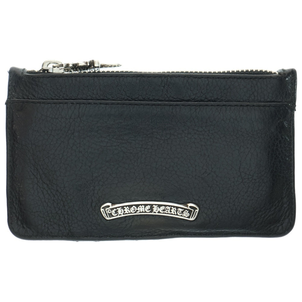 CHROME HEARTS(クロムハーツ) EASY MONEY SML イージーマネー CHプラスパッチ レザーカード コインケース ブラック