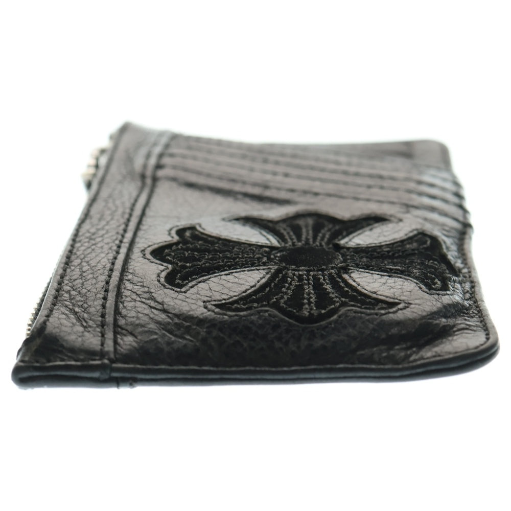 CHROME HEARTS(クロムハーツ) EASY MONEY SML イージーマネー CHプラスパッチ レザーカード コインケース ブラック