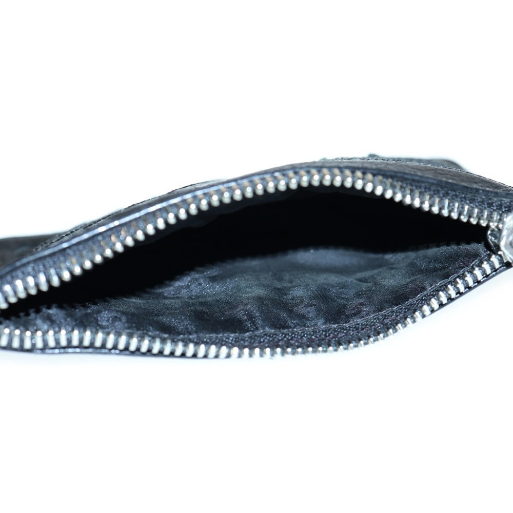 CHROME HEARTS(クロムハーツ) EASY MONEY SML イージーマネー CHプラスパッチ レザーカード コインケース ブラック