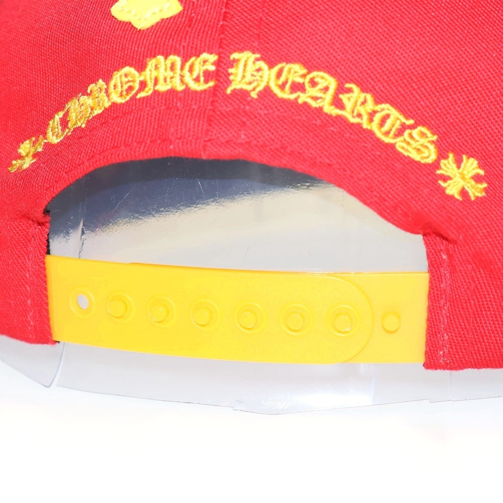 CHROME HEARTS(クロムハーツ) CH HAT クロスパッチベースボールキャップ レッド