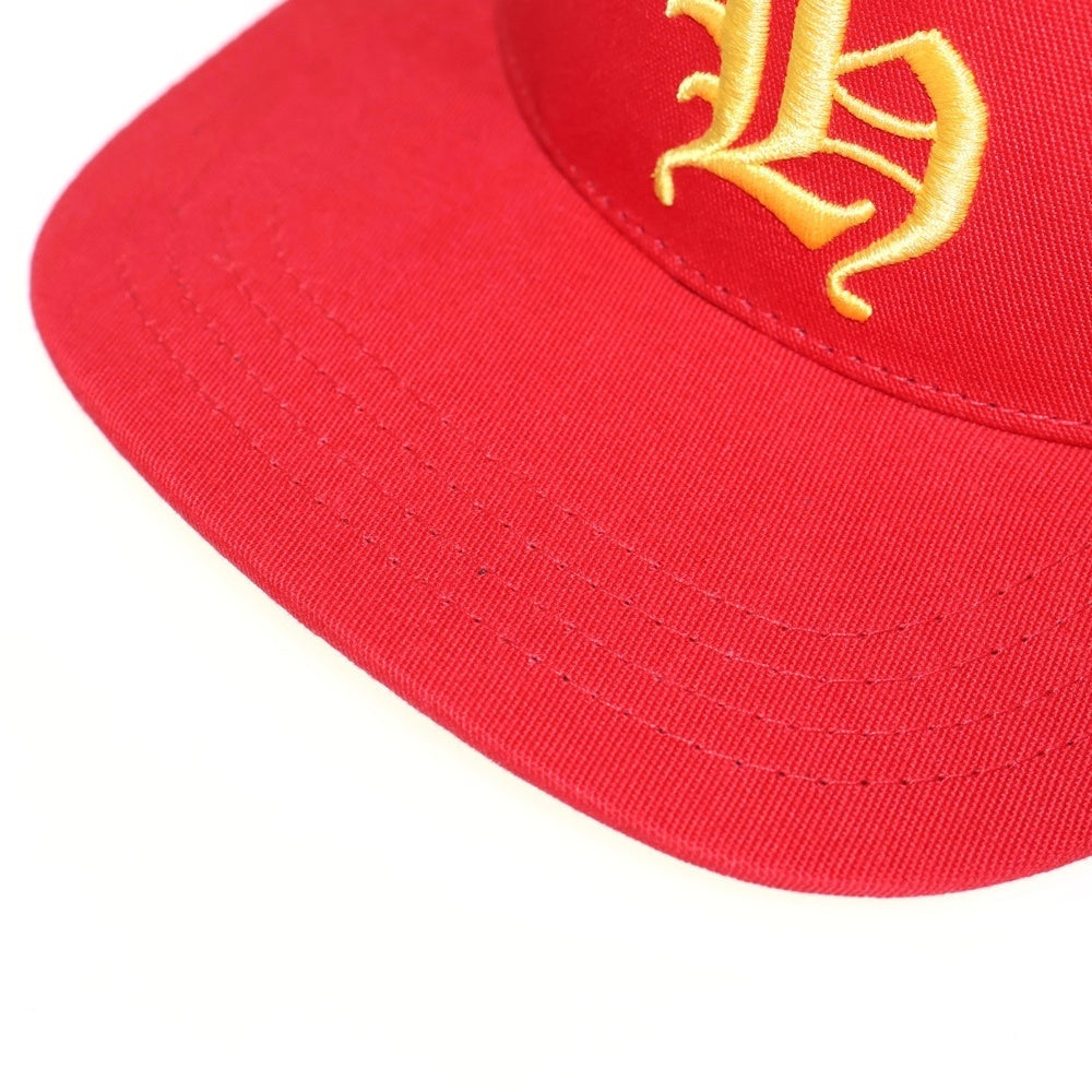 CHROME HEARTS(クロムハーツ) CH HAT クロスパッチベースボールキャップ レッド
