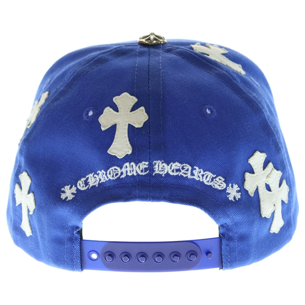 CHROME HEARTS(クロムハーツ) CH HAT クロスパッチベースボールキャップ ブルー