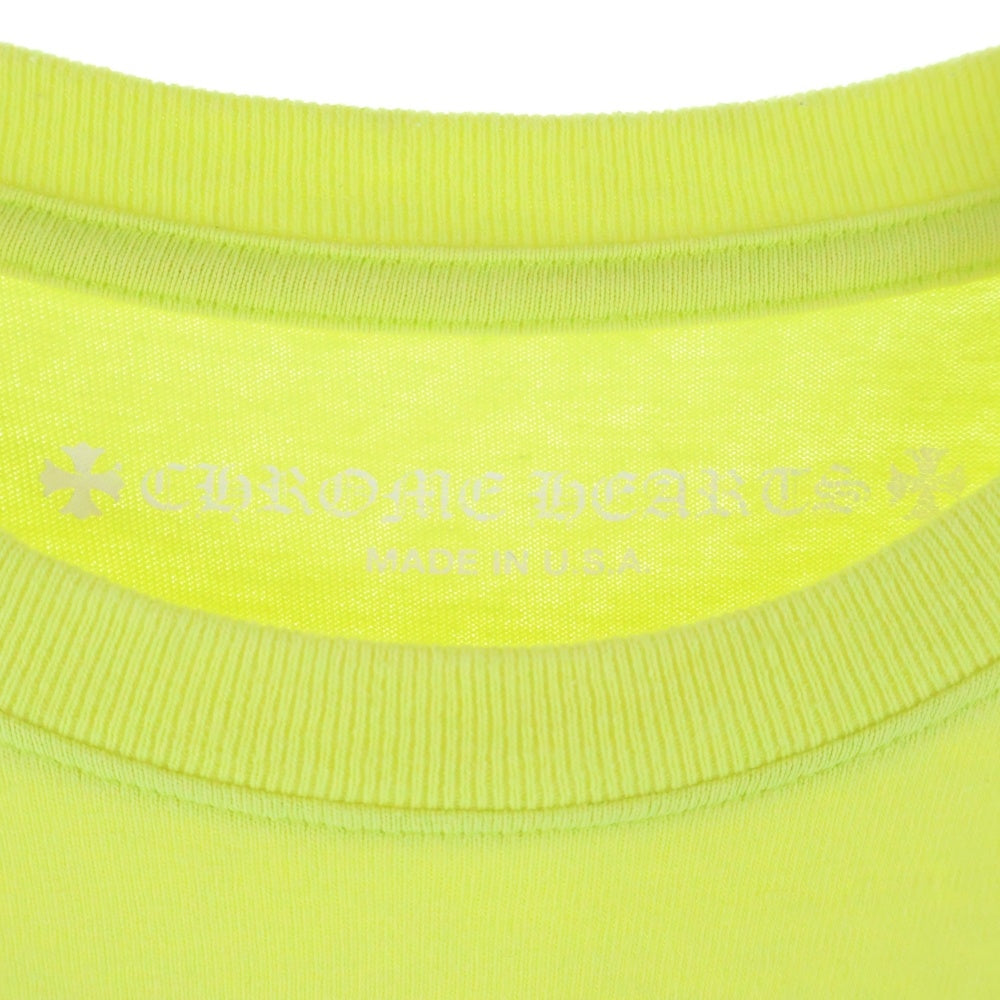 CHROME HEARTS(クロムハーツ) 22AW MATTY BOY PPO HRDWR GRN LS Tee マッティボーイ プリント クルーネック 長袖Tシャツ イエロー