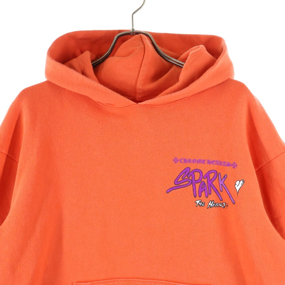CHROME HEARTS(クロムハーツ) SWTSHRT PPO U HD PLVR MATTY RED MATTY BOY マッティボーイチョンパープリテンスプルオーバーフーディ パーカー オレンジ