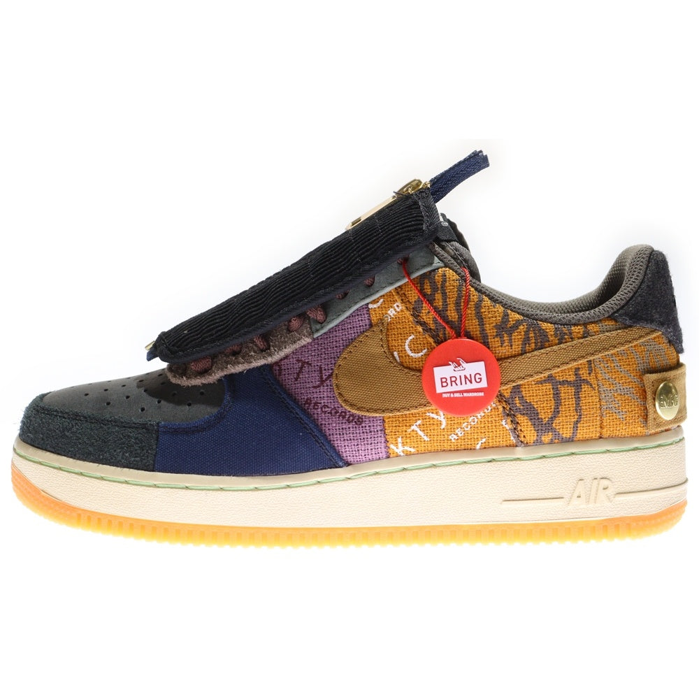 NIKE(ナイキ) ×TRAVIS SCOTT AIR FORCE 1 LOW CACTUS JACK トラヴィススコット エアフォース1 カクタスジャック ローカットスニーカー マルチ US8.5/26.5cm CN2405‐900
