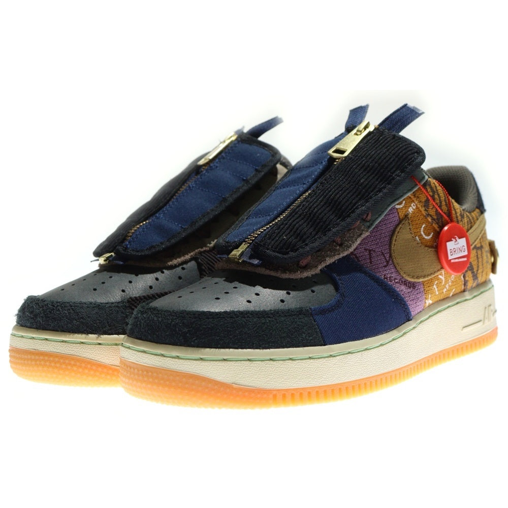 NIKE(ナイキ) ×TRAVIS SCOTT AIR FORCE 1 LOW CACTUS JACK トラヴィススコット エアフォース1 カクタスジャック ローカットスニーカー マルチ US8.5/26.5cm CN2405‐900