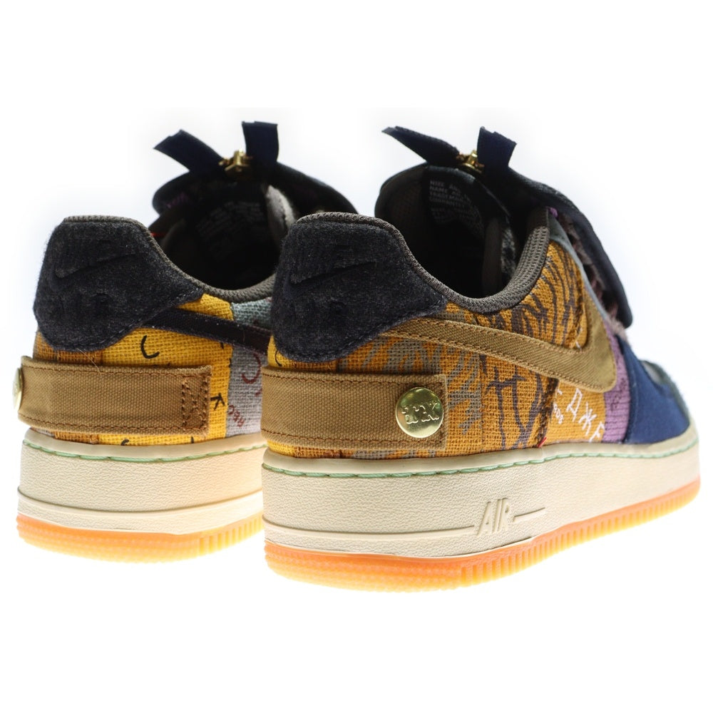 NIKE(ナイキ) ×TRAVIS SCOTT AIR FORCE 1 LOW CACTUS JACK トラヴィススコット エアフォース1 カクタスジャック ローカットスニーカー マルチ US8.5/26.5cm CN2405‐900