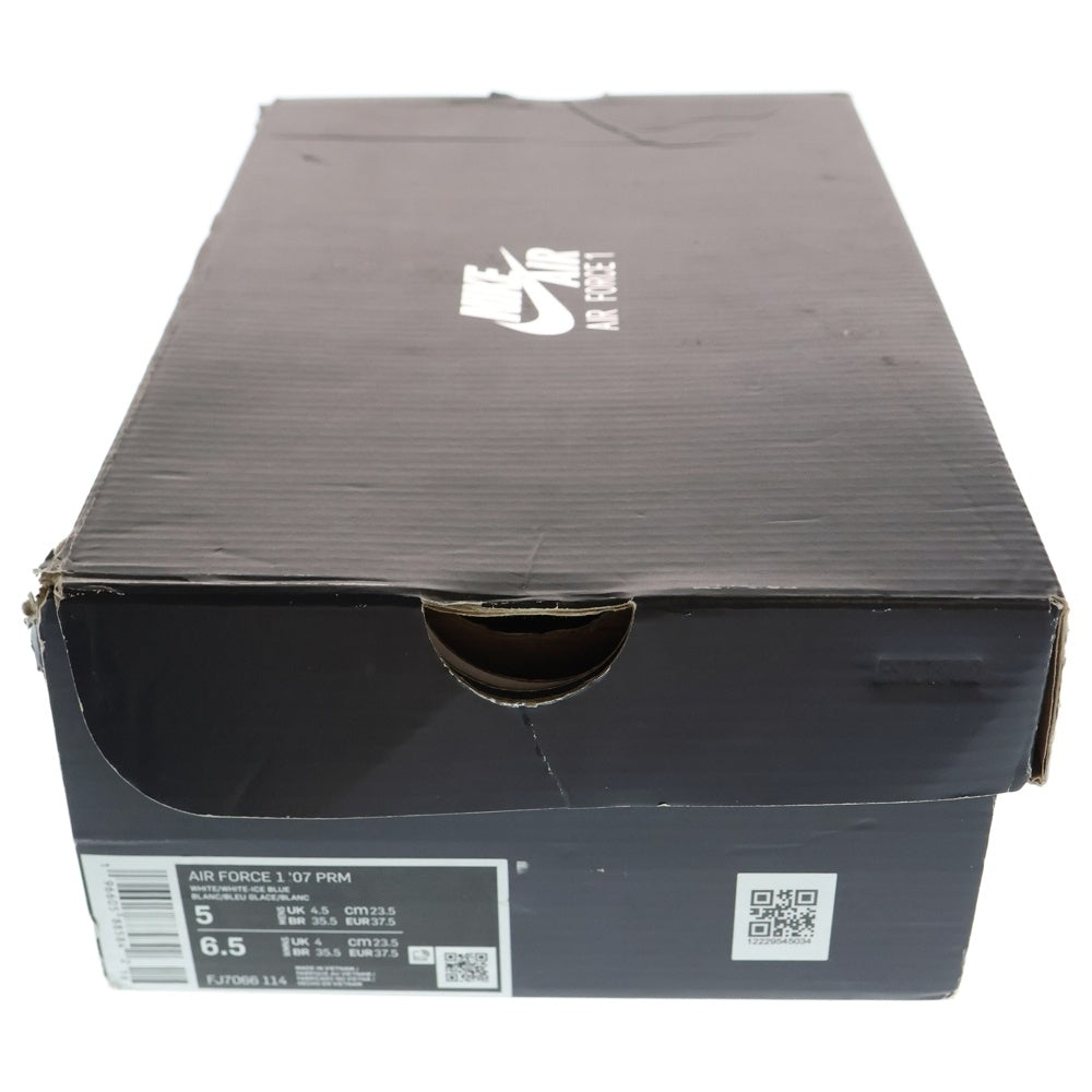 NIKE(ナイキ) AIR FORCE 1 07 PRM UNLOCK YOUR SPACE エアフォース1 アンロックユアスペース ローカットスニーカー ホワイト FJ7066-114 US6.5/23.5cm