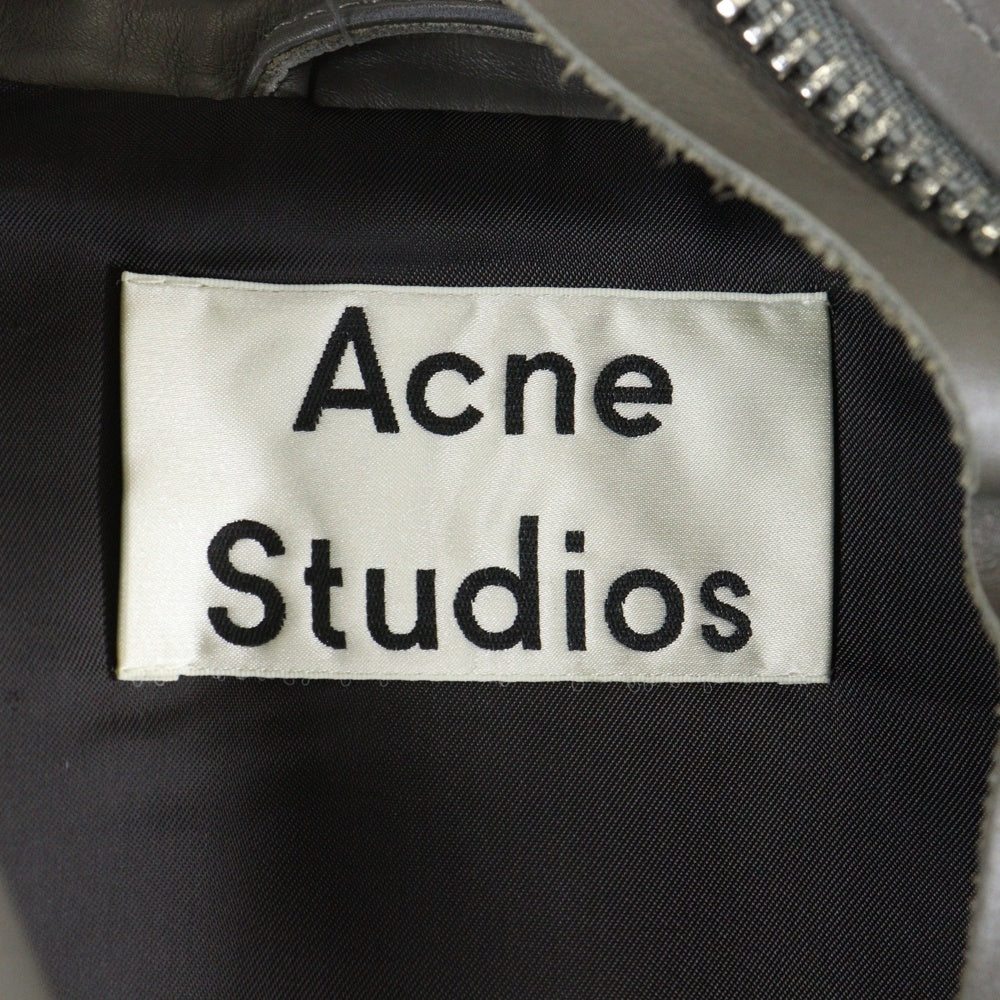 レナトゥスさん、専用、 Acne Studios(アクネ ストゥディオズ) 19AW 構築 レザー ジャケット