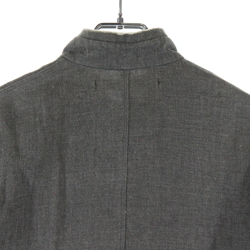 NO BRAND(ノーブランド) Honor Gathering オナーギャザリング リネンシャツ Linen Shirt シャツ グレー 15AW-S03