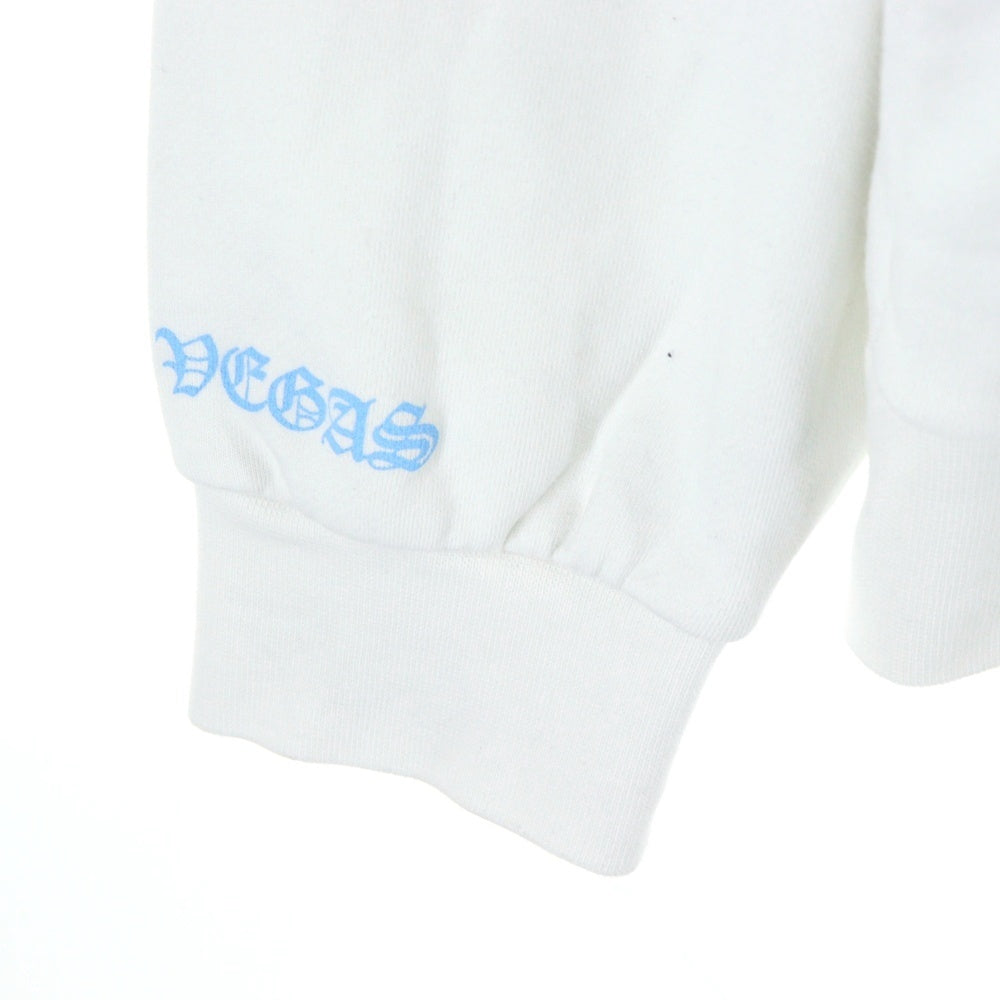 CHROME HEARTS(クロムハーツ) Las Vegas Limited Fontainebleau Dice Print Pullover Hoodie ダイスプリント プルオーバーパーカー ホワイト