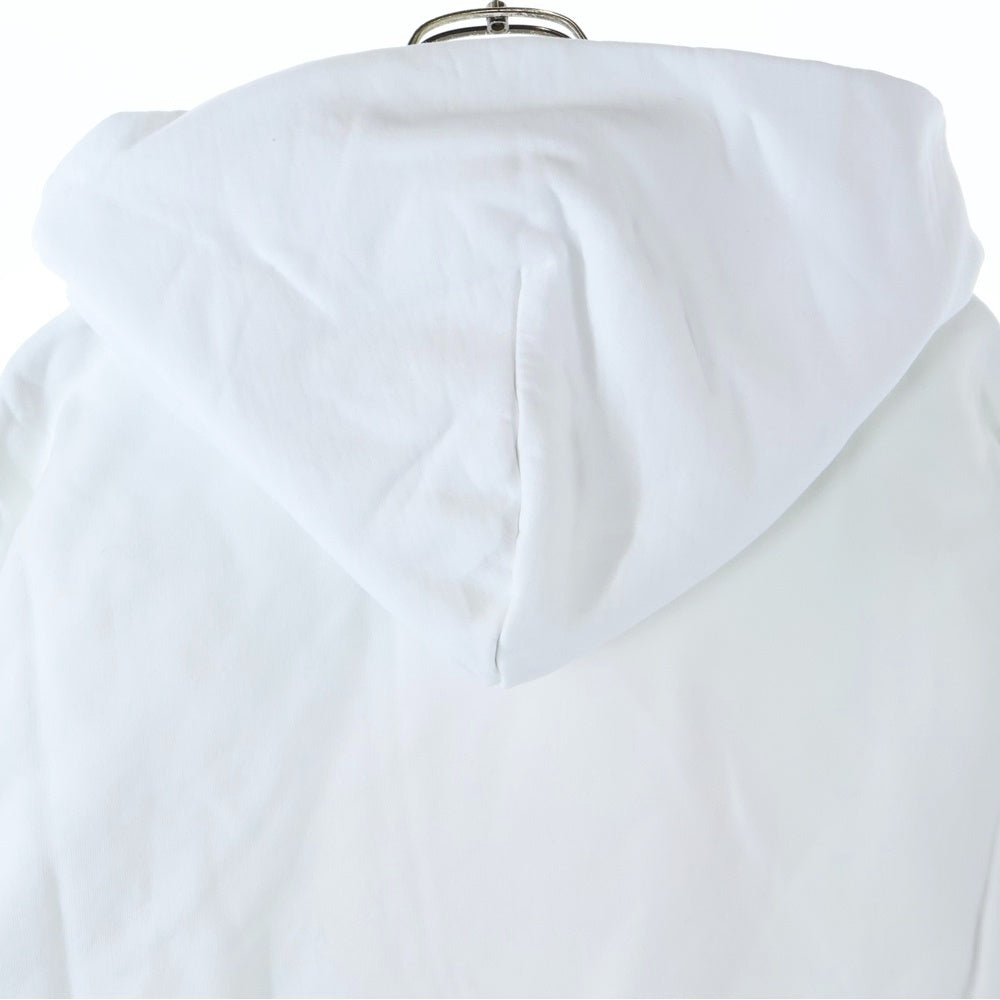 drew house(ドリューハウス) FRONT LOGO MASCOT HOODIE フロントロゴプリントプルオーバースウェットパーカー フーディー ホワイト