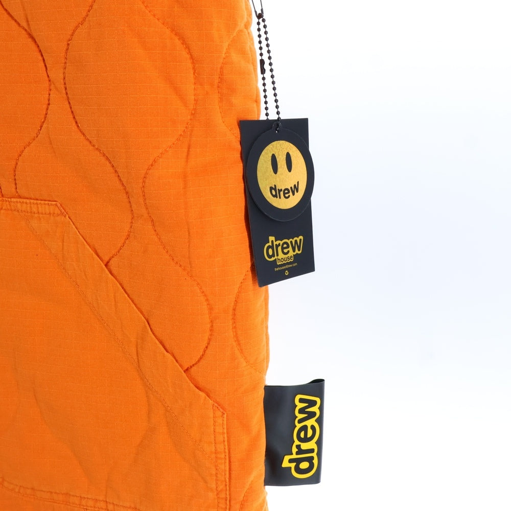 drew house(ドリューハウス) LOGO MASCOT ロゴマスコット刺繍 コットン ベスト オレンジ