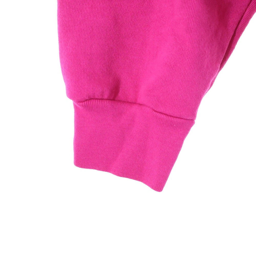 drew house(ドリューハウス) FRONT LOGO MASCOT HOODIE フロントロゴプリントプルオーバースウェットパーカー フーディー ピンク