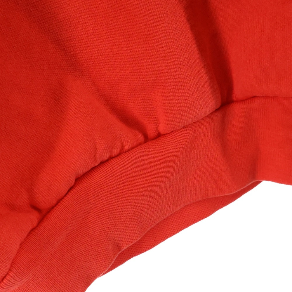 drew house(ドリューハウス) FRONT LOGO MASCOT HOODIE フロントロゴプリントプルオーバースウェットパーカー フーディー レッド