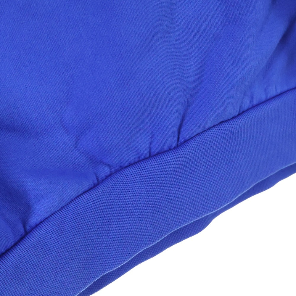 drew house(ドリューハウス) FRONT LOGO MASCOT HOODIE フロントロゴプリントプルオーバースウェットパーカー フーディー ブルー