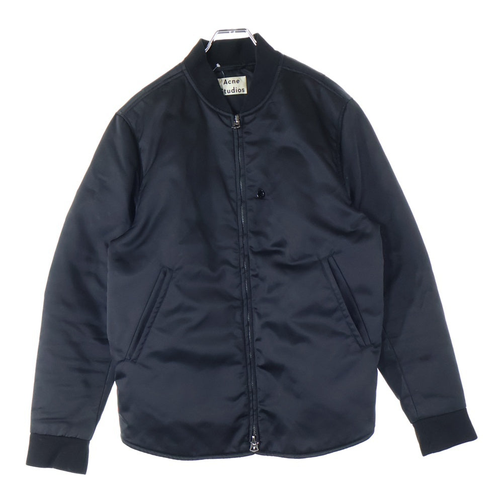 Acne Studios(アクネ ストゥディオズ) MYLON MATT PAW17 ジップアップ ナイロン ジャケット ブラック