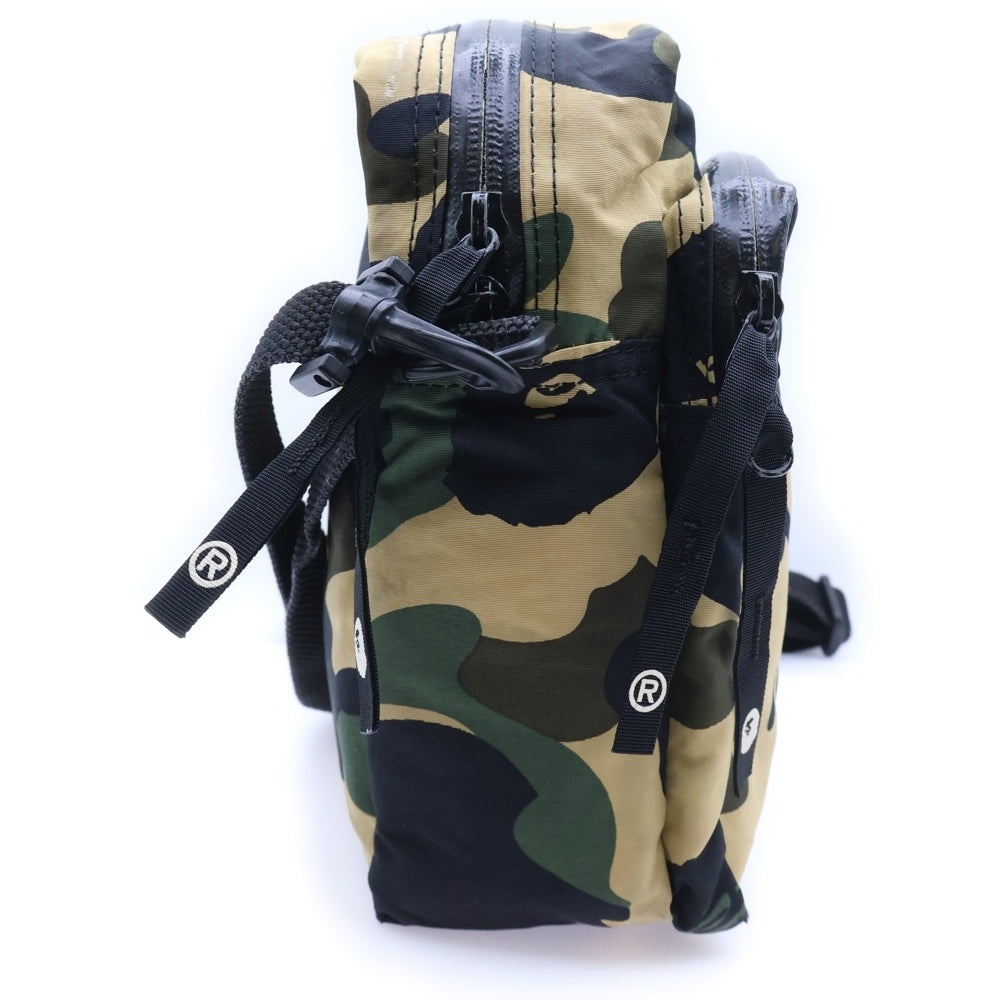 A BATHING APE(アベイシングエイプ) ファーストカモ ナイロン ショルダーバッグ マルチカラー