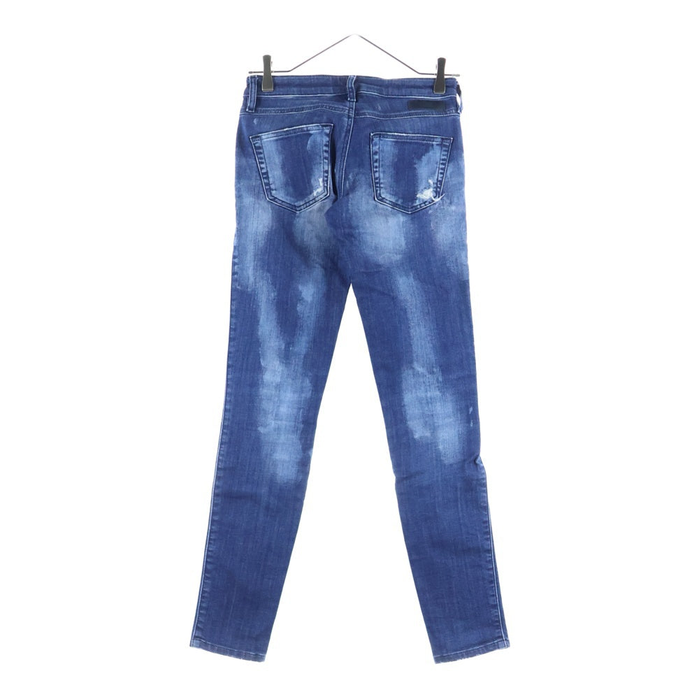 DIESEL(ディーゼル) GRACEY-T ダメージ加工 デニムスキニーパンツ インディゴ レディース 00SE9X