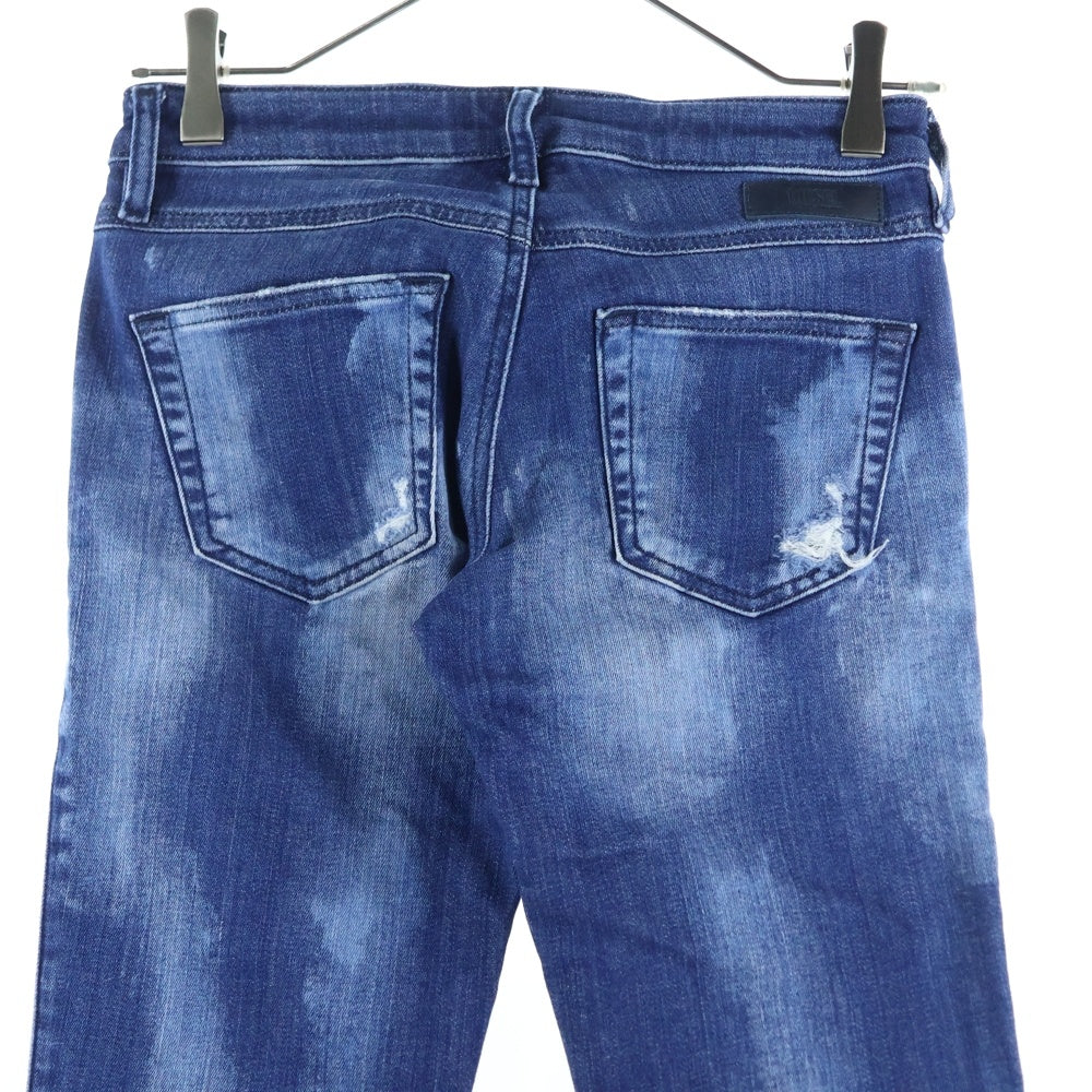 DIESEL(ディーゼル) GRACEY-T ダメージ加工 デニムスキニーパンツ インディゴ レディース 00SE9X