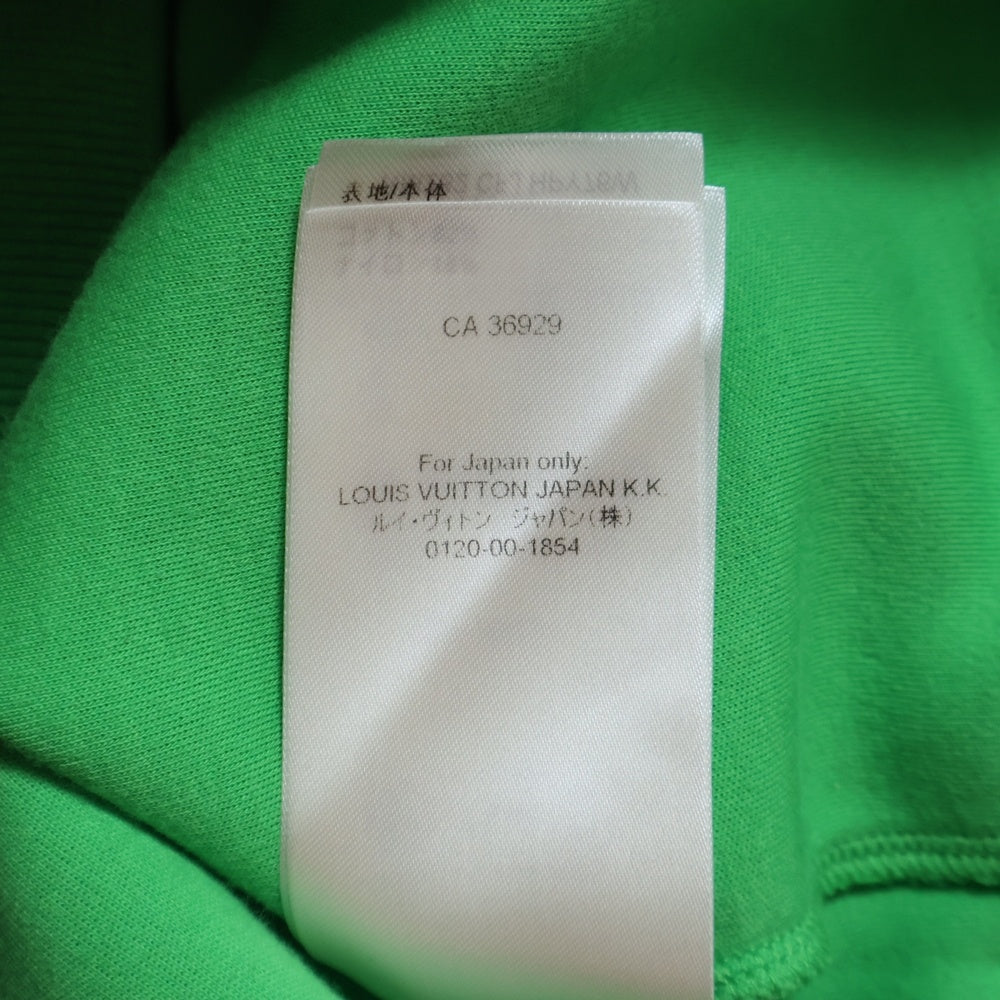 LOUIS VUITTON(ルイヴィトン) 23AW モノグラム フラワーストッパー スウェット プルオーバーパーカー グリーン RM232 CFJ HPY76W