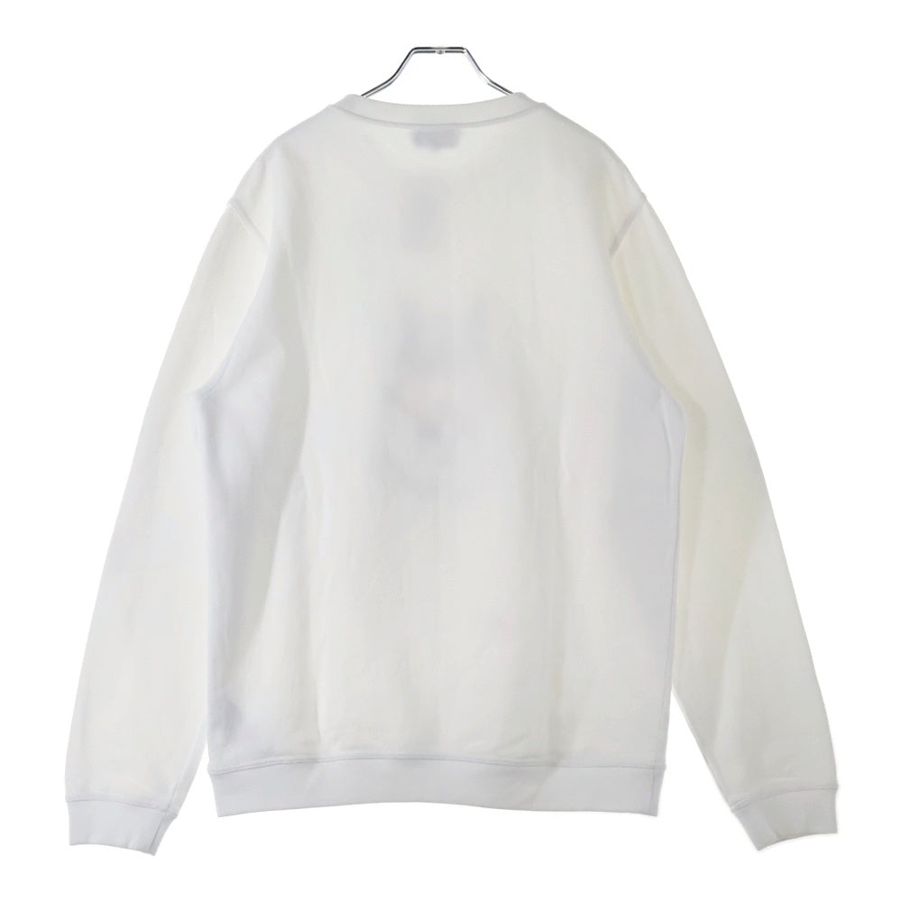 HERMES(エルメス) 23SS Scub'H 裏起毛 フロントロゴ スウェットトレーナー ホワイト
