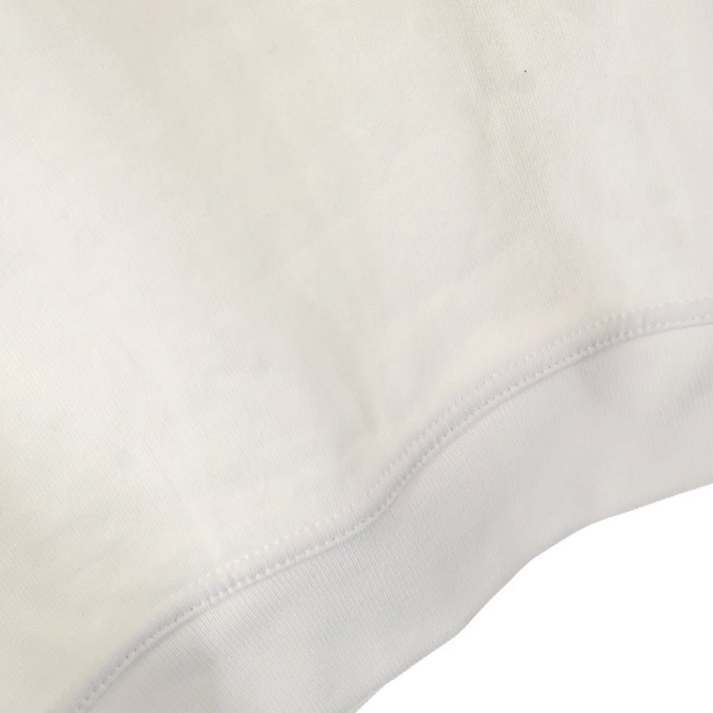 HERMES(エルメス) 23SS Scub'H 裏起毛 フロントロゴ スウェットトレーナー ホワイト