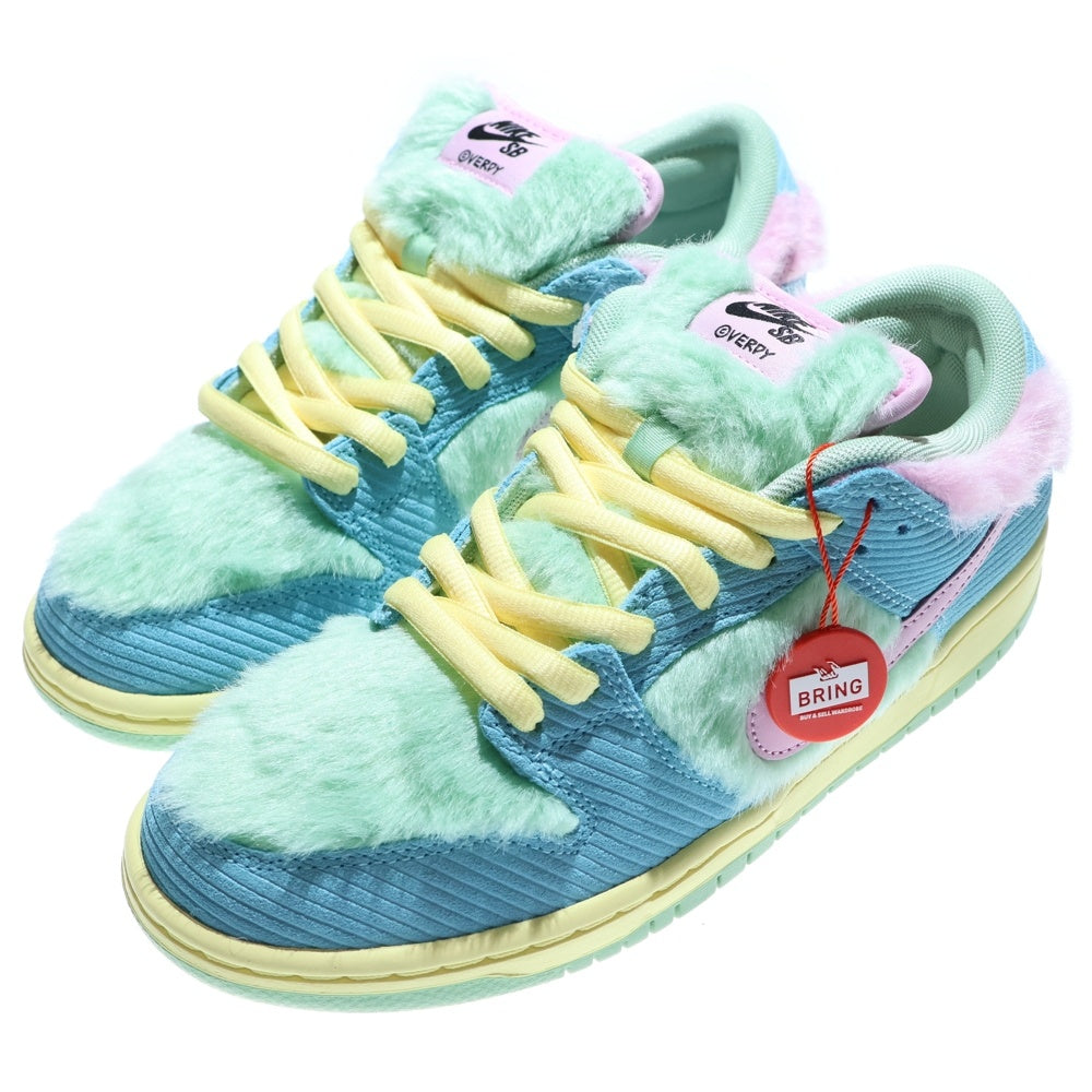 NIKE SB(ナイキエスビー) ×VERDY DUNK LOW PRO QS VISTY BLUE GAZE AND ENAMEL GREEN ヴェルディ ダンク プロ ヴィスティ ローカットスニーカー マルチカラー US8/26cm FN6040-400