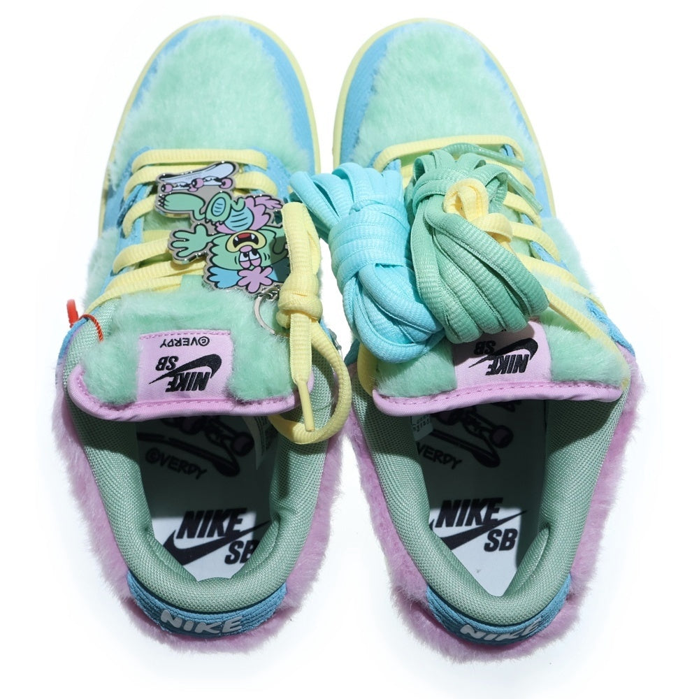 NIKE SB(ナイキエスビー) ×VERDY DUNK LOW PRO QS VISTY BLUE GAZE AND ENAMEL GREEN ヴェルディ ダンク プロ ヴィスティ ローカットスニーカー マルチカラー US8/26cm FN6040-400