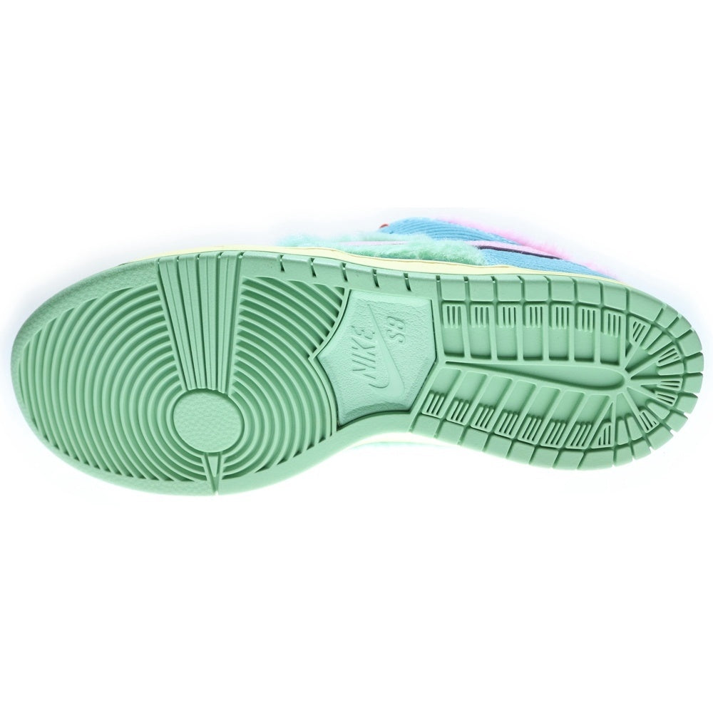 NIKE SB(ナイキエスビー) ×VERDY DUNK LOW PRO QS VISTY BLUE GAZE AND ENAMEL GREEN ヴェルディ ダンク プロ ヴィスティ ローカットスニーカー マルチカラー US8/26cm FN6040-400