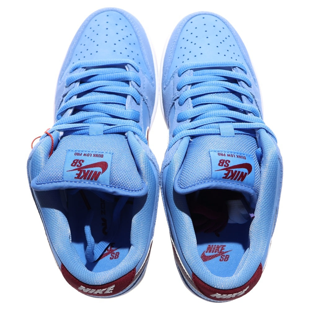 NIKE SB(ナイキエスビー) DUNK LOW PRM PHILADELPHIA PHILLIES ダンク プレミアム フィラデルフィア フィリーズ ローカットスニーカー ブルー US7.5/25.5cm DQ4040-400