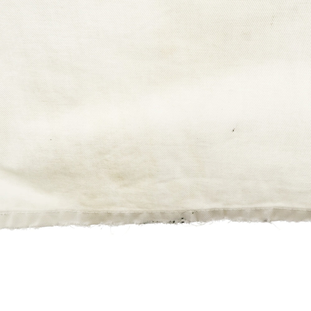 BALENCIAGA(バレンシアガ) Baggy Pants in dirty white ユーズド加工 ボタンフライ バギーパンツ ワイドパンツ ホワイト 824299 TSW68