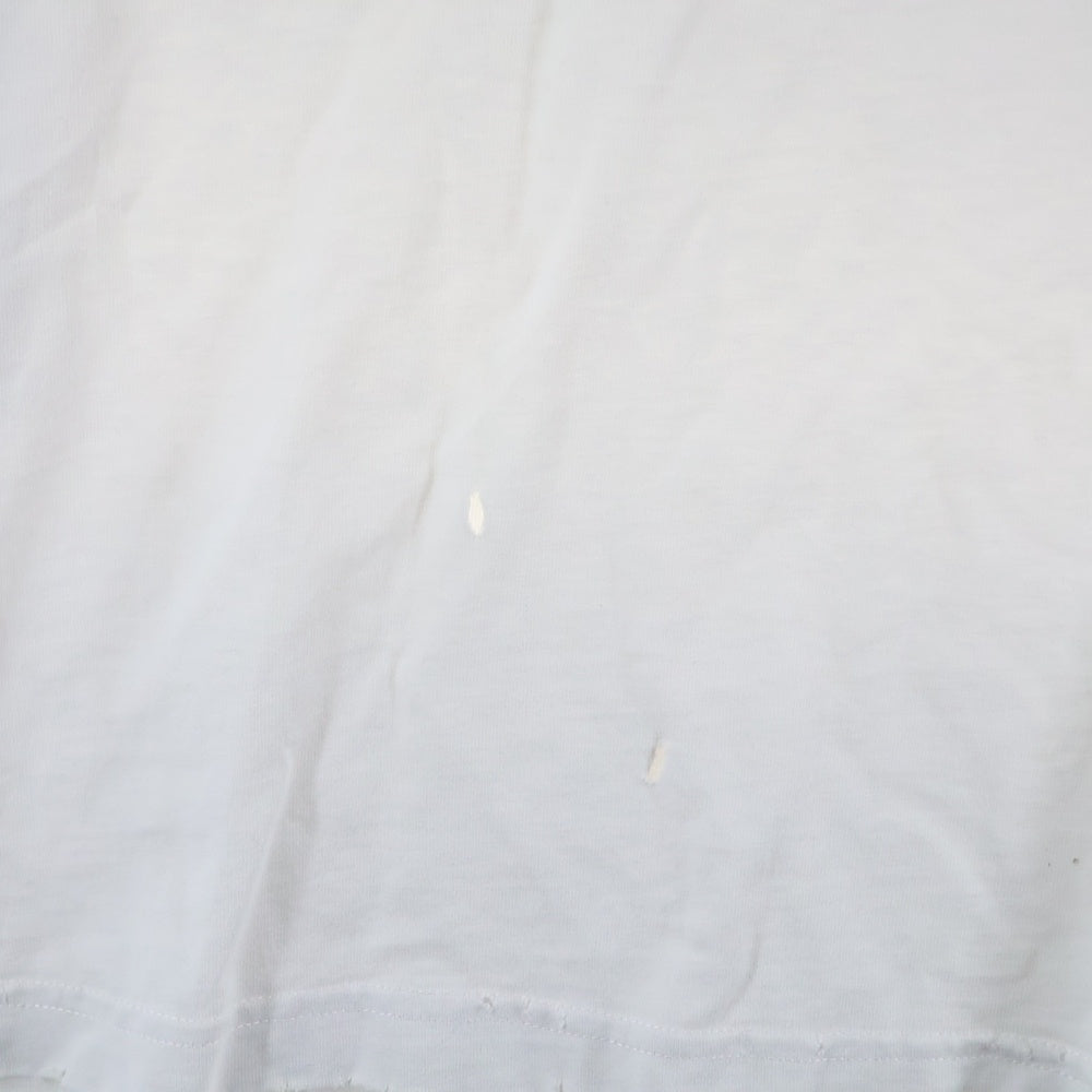 BALENCIAGA(バレンシアガ) Pierced T-shirt Oversized ピアス Tシャツ オーバーサイズ クルーネック半袖カットソー ホワイト 761460 TPVD4