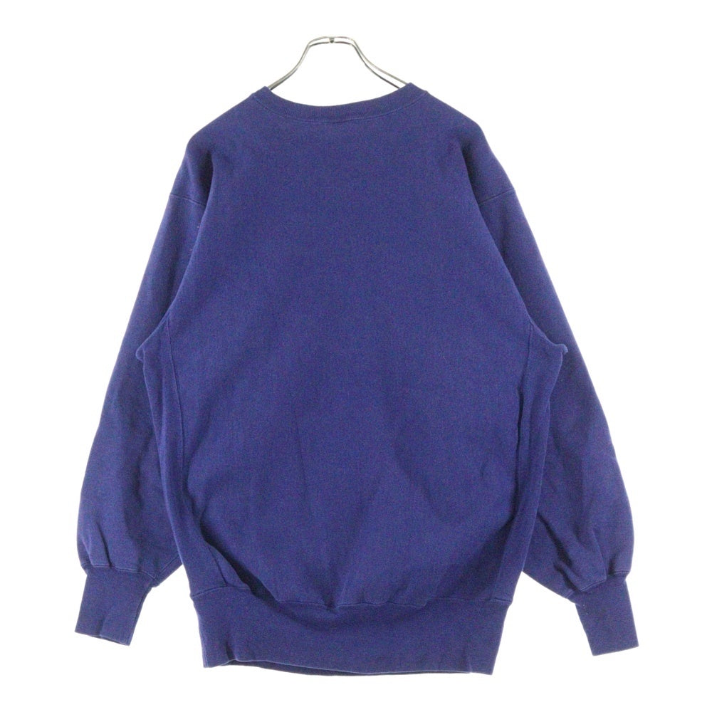 CHAMPION(チャンピオン) 90s 刺繍トリコタグ 目あり パープル スウェット トレーナー