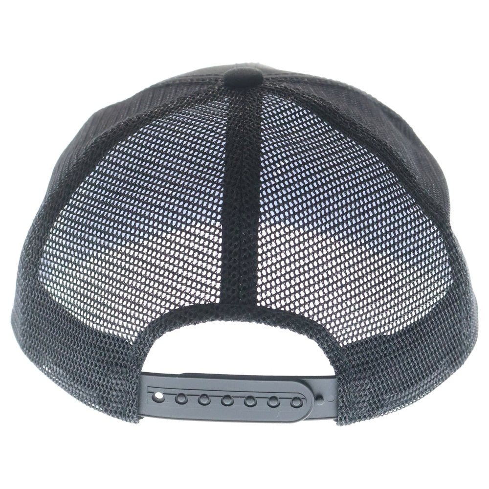 SAINT MICHAEL(セントマイケル) 25AW メッシュキャップ トラッカーキャップ ロープキャップ ワッペン ブラック SM-HR1-0000-095