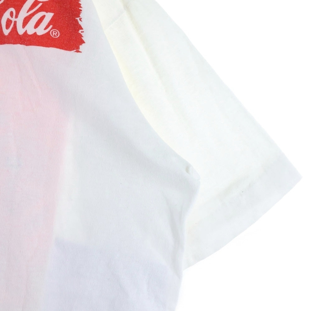 VINTAGE(ヴィンテージ) 90s Coca-Cola Red Hot Summer 企業Tシャツ 半袖 クルーネック Tシャツ ホワイト