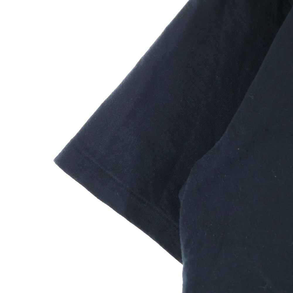 A BATHING APE(アベイシングエイプ) 25ss ×Rolling stones リップタンプリント 半袖 クルーネック Tシャツ ブラック 001TEL231908C